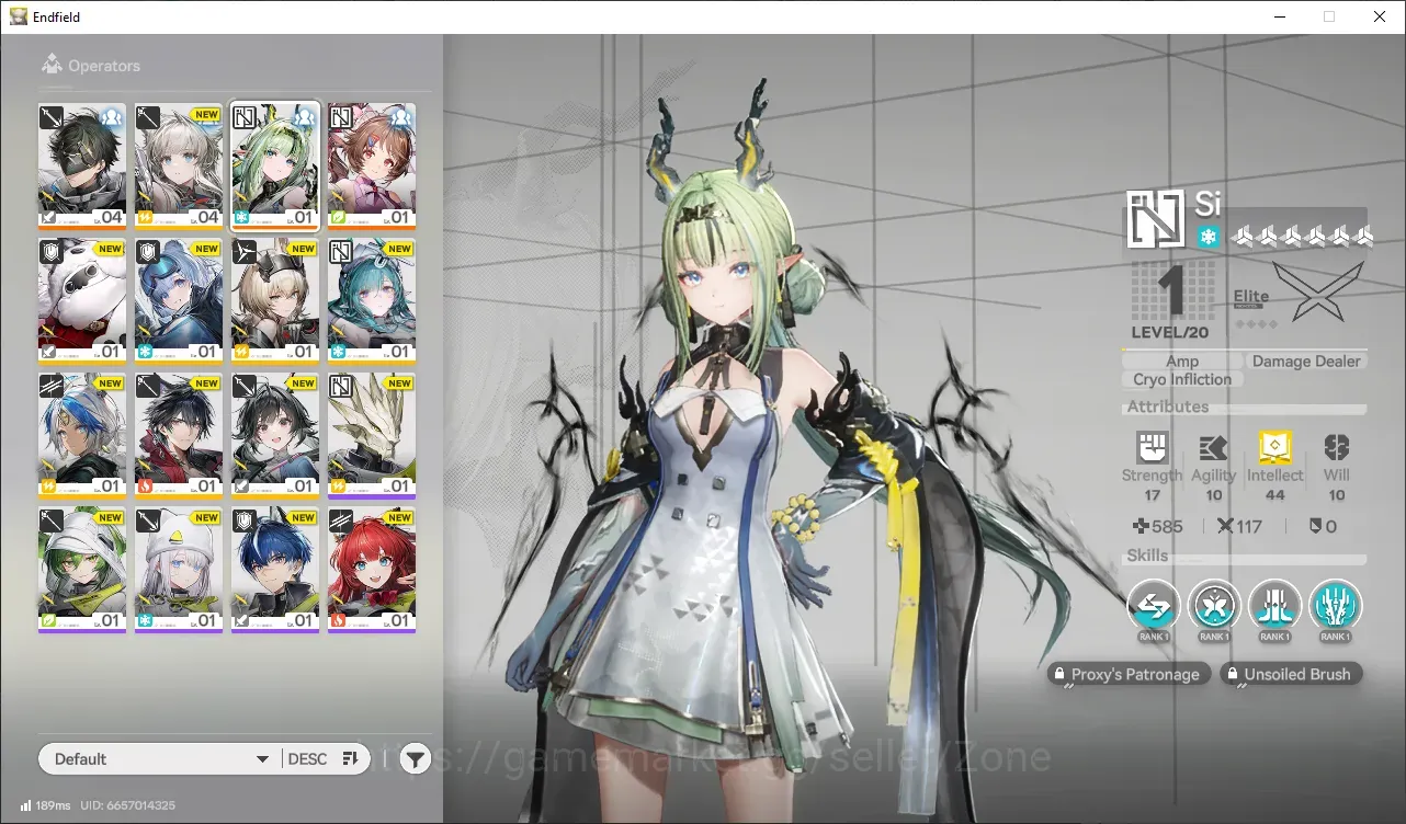 Arknights: Endfield Accounts NA/EU | Starter Ch 1 Process 1| 1 Limit Si + Sign | MC Male | Check SS | TakeMail | END1004Z 1