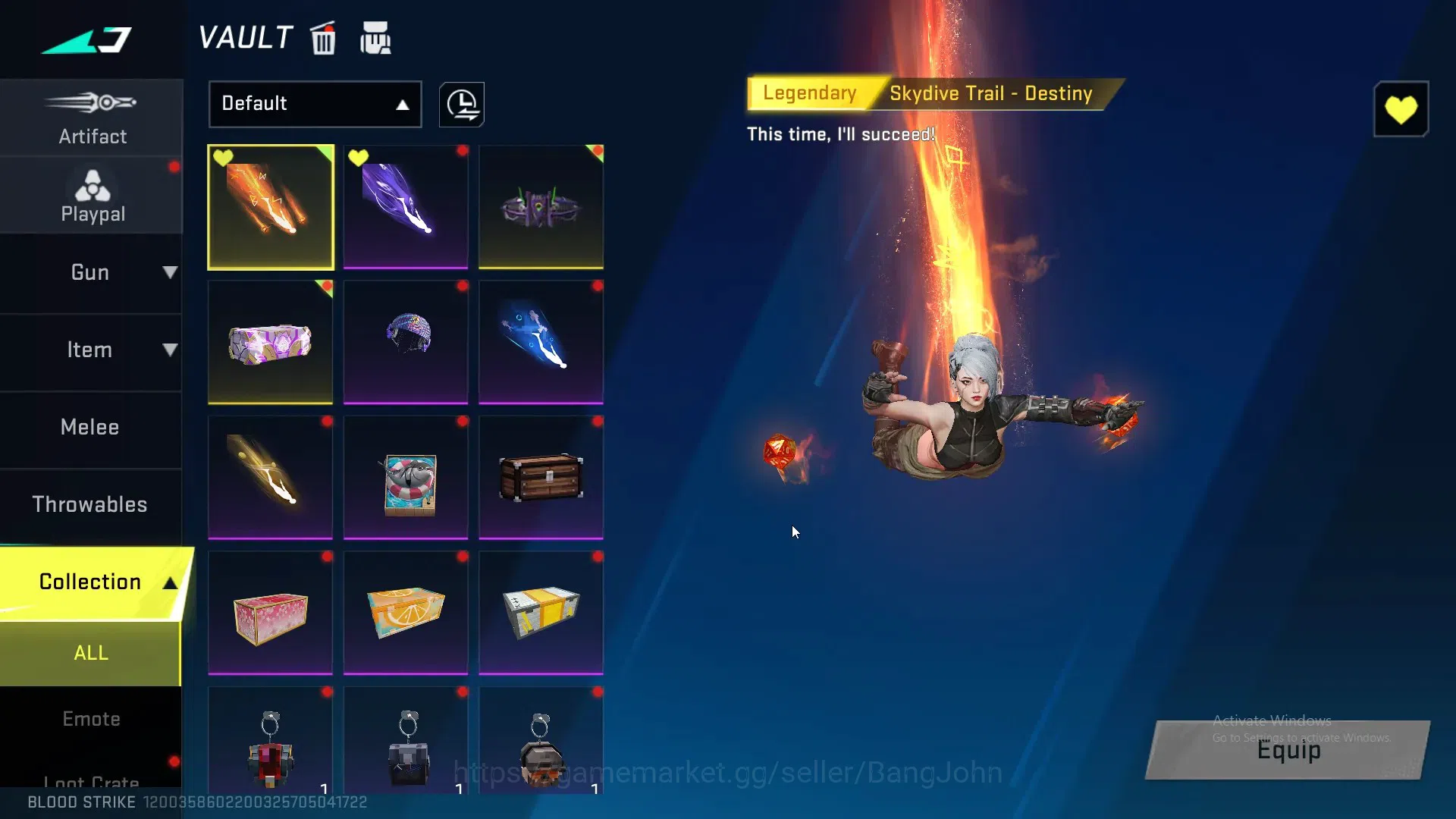 Blood Strike Accounts ASIA | Eternal AK47 + P90 | Ultra = Scar,AR97,FAL, image 10