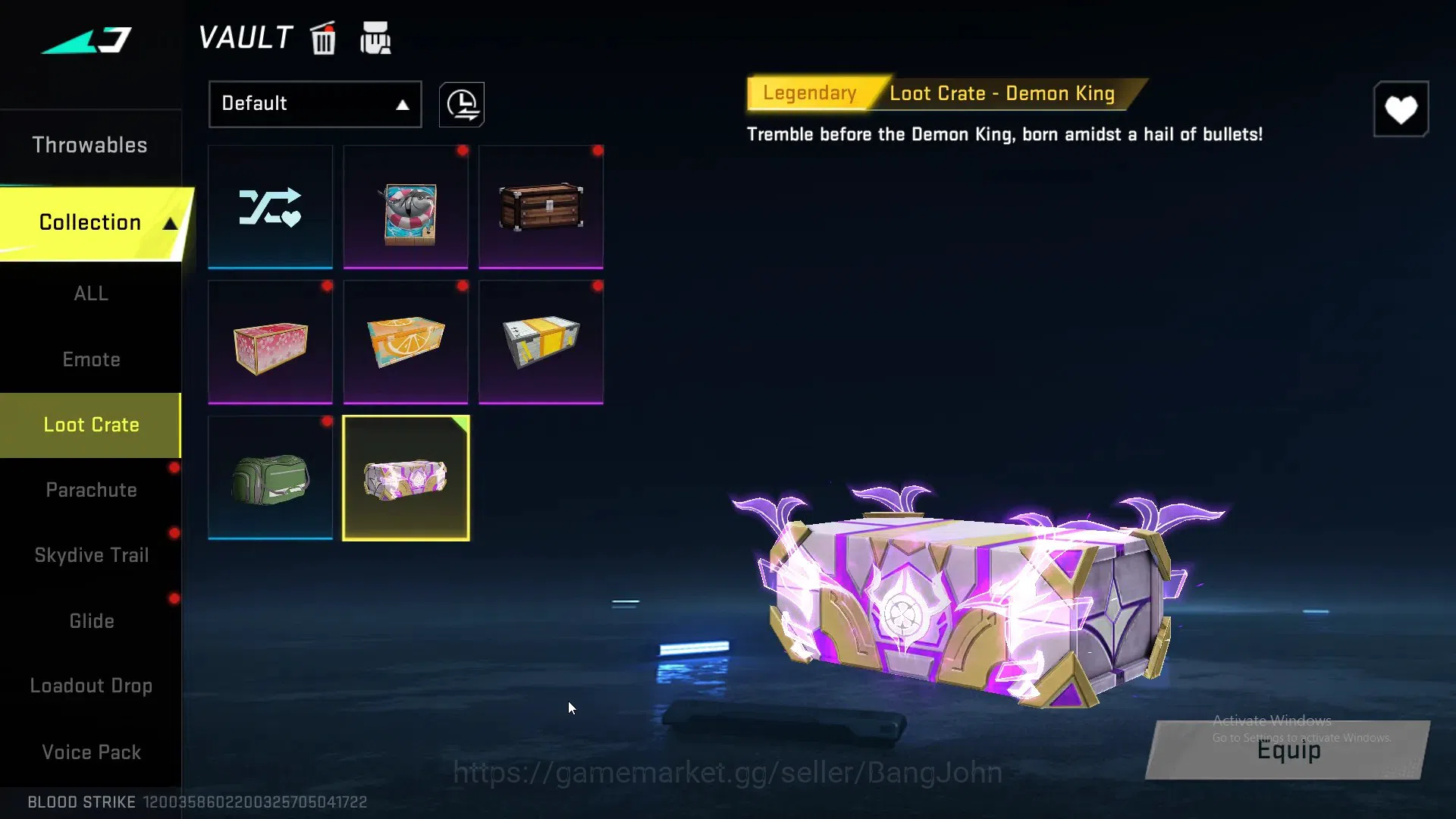 Blood Strike Accounts ASIA | Eternal AK47 + P90 | Ultra = Scar,AR97,FAL, image 12