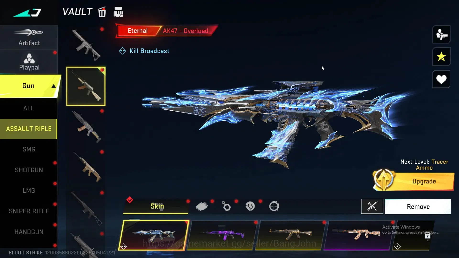Blood Strike Accounts ASIA | Eternal AK47 + P90 | Ultra = Scar,AR97,FAL, image 2