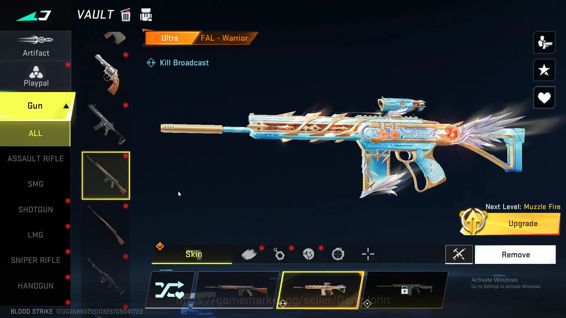 Blood Strike Accounts ASIA | Eternal AK47 + P90 | Ultra = Scar,AR97,FAL, image 8