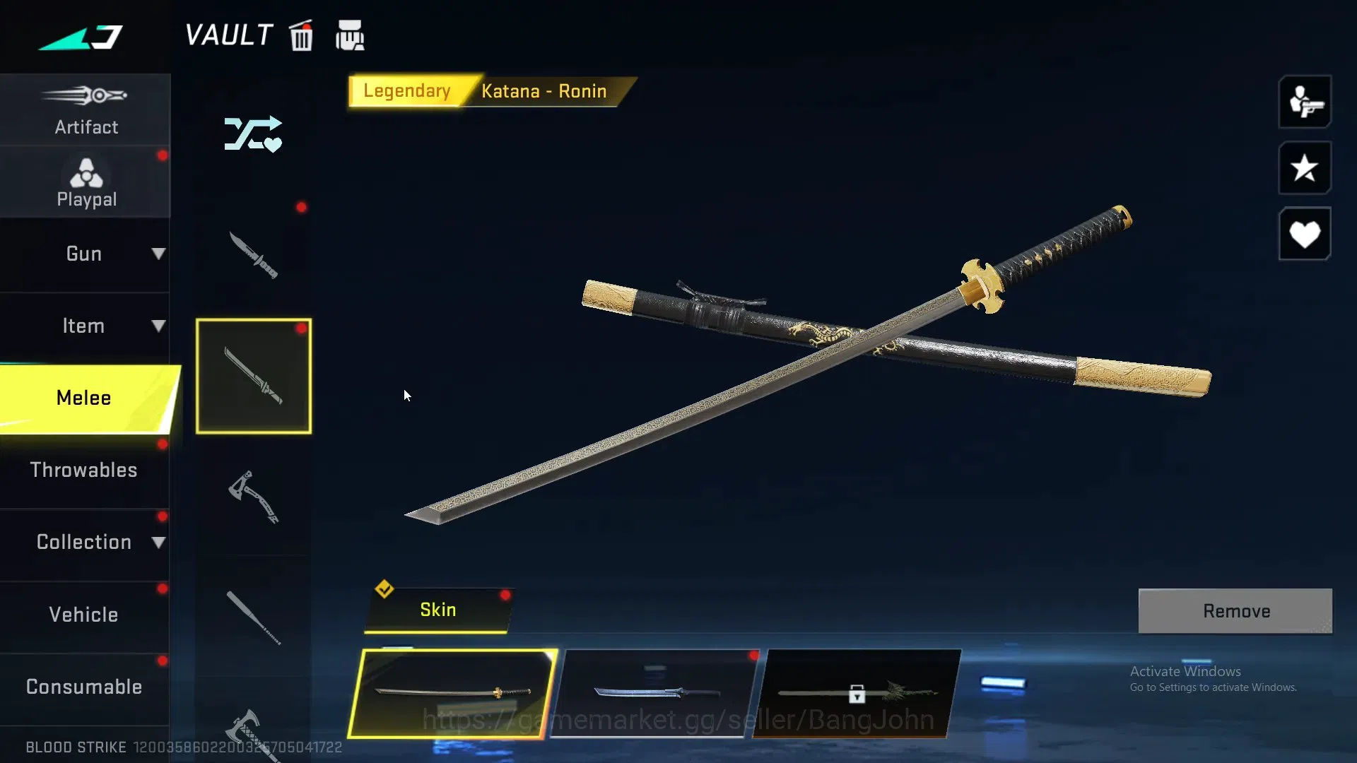 Blood Strike Accounts ASIA | Eternal AK47 + P90 | Ultra = Scar,AR97,FAL, image 9