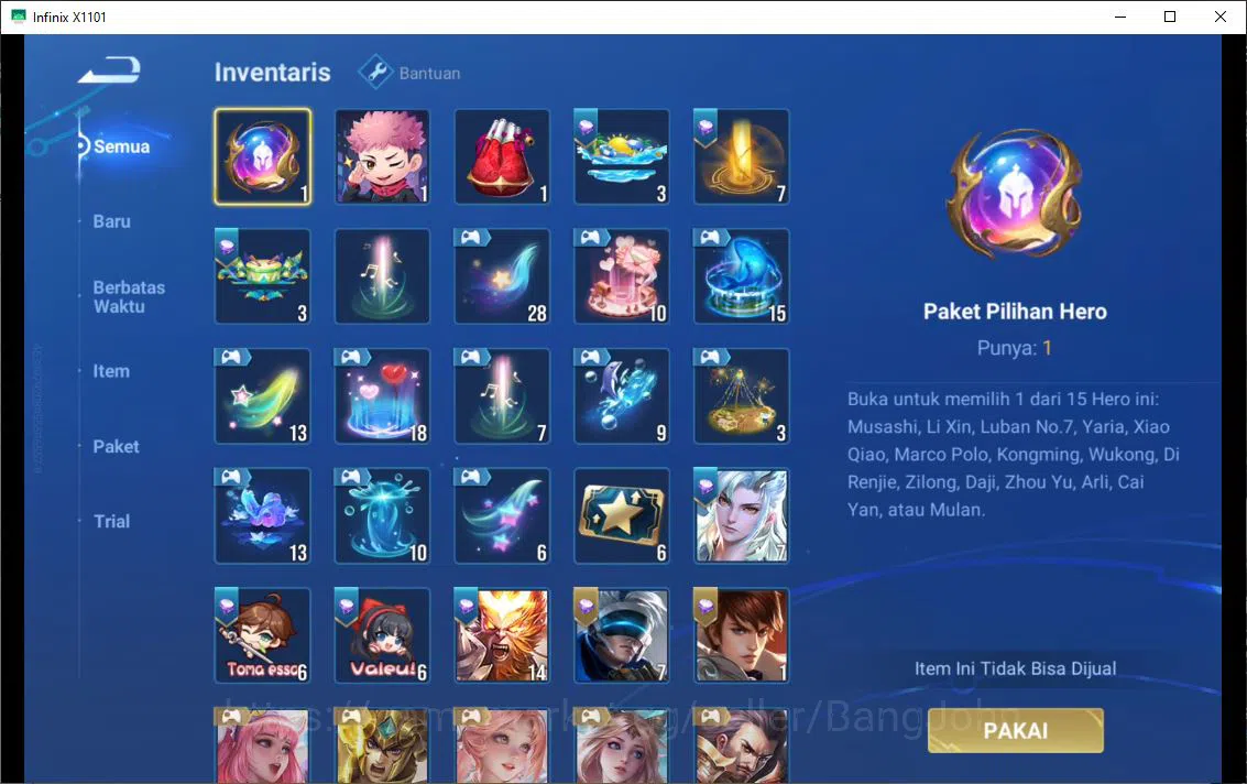 Honor of Kings Accounts GLOBAL|90H|71S|LG=ALLAIN|LNY=DA QIAO|AFO=MAYENE|KW image 2