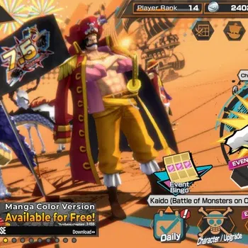 One Piece Bounty Rush Accounts High-End Android |EX 7|PR 14|Gol D. Roger,Trafalgar Law,S-Snake,Monkey D
