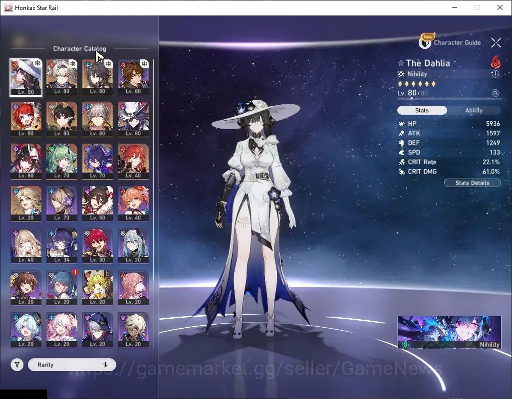 Honkai Star Rail Accounts ASIA|TL 66|9 Limited|(The Dahlia,Fire Fly,Sparkle, image 4