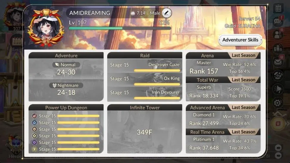 Seven Knights Re:Birth Accounts Global|FullEX5(Melia,Fai,Rosie,Juri,Gelidus)24TC6( image 18