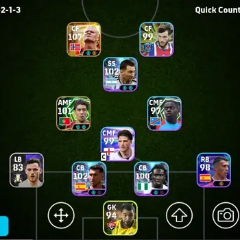 eFootball Accounts Legends & Iconic Players Mobile |PW 3033|BIGT Halland,Epic RuiCosta,Shwt Laporte CalvinBassey
