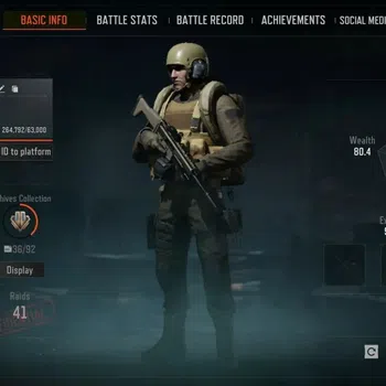 Arena Breakout Accounts High Value SV 14.2 M | CV 9 M | AK12, Forest MP5, Vector 9, Speed DQB M110 skins|LogInfinite(AB701Z)