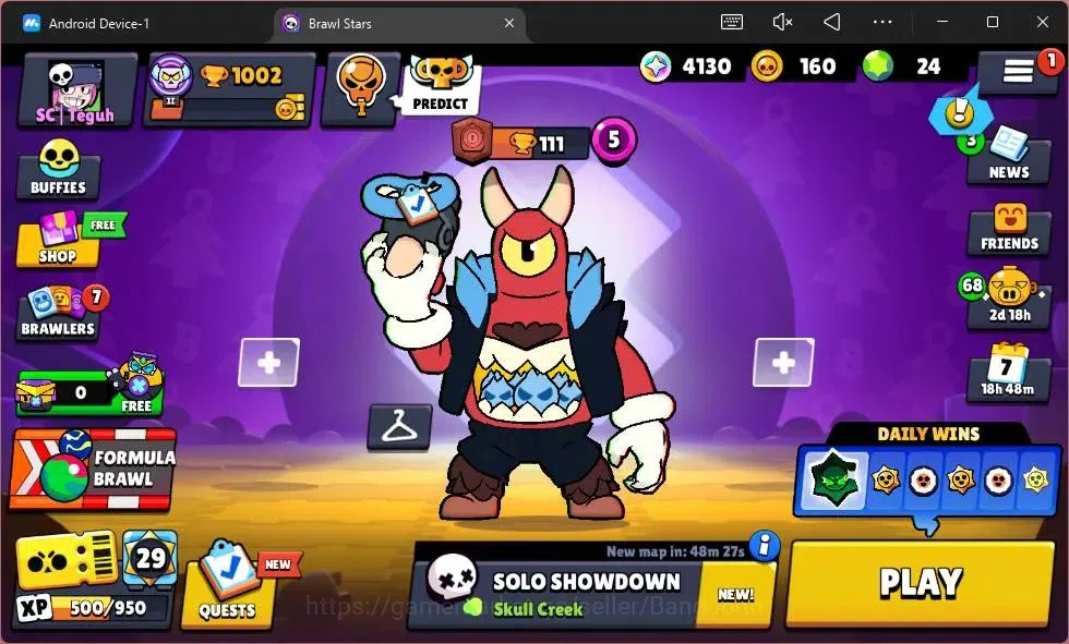 Brawl Stars Accounts Global | 1002 Thropy |17 Brawler|4 Max Hypercharge image 1