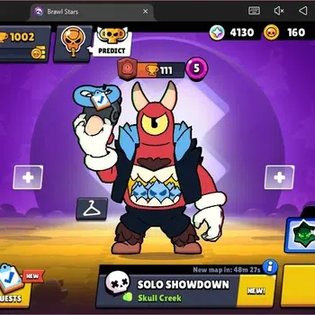 Brawl Stars Accounts Global | 1002 Thropy |17 Brawler|4 Max Hypercharge (Shelly,Nita,Bo,Edgar) |4130 Bling|2 Epic Skins