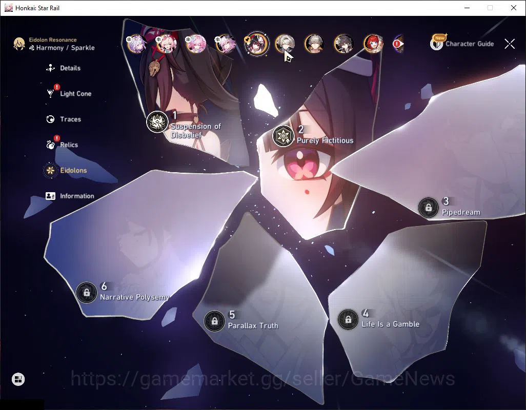 Honkai Star Rail Accounts Asia|TL 66|Casto Prem Team+2 Sign|11 Limited|Firef image 5