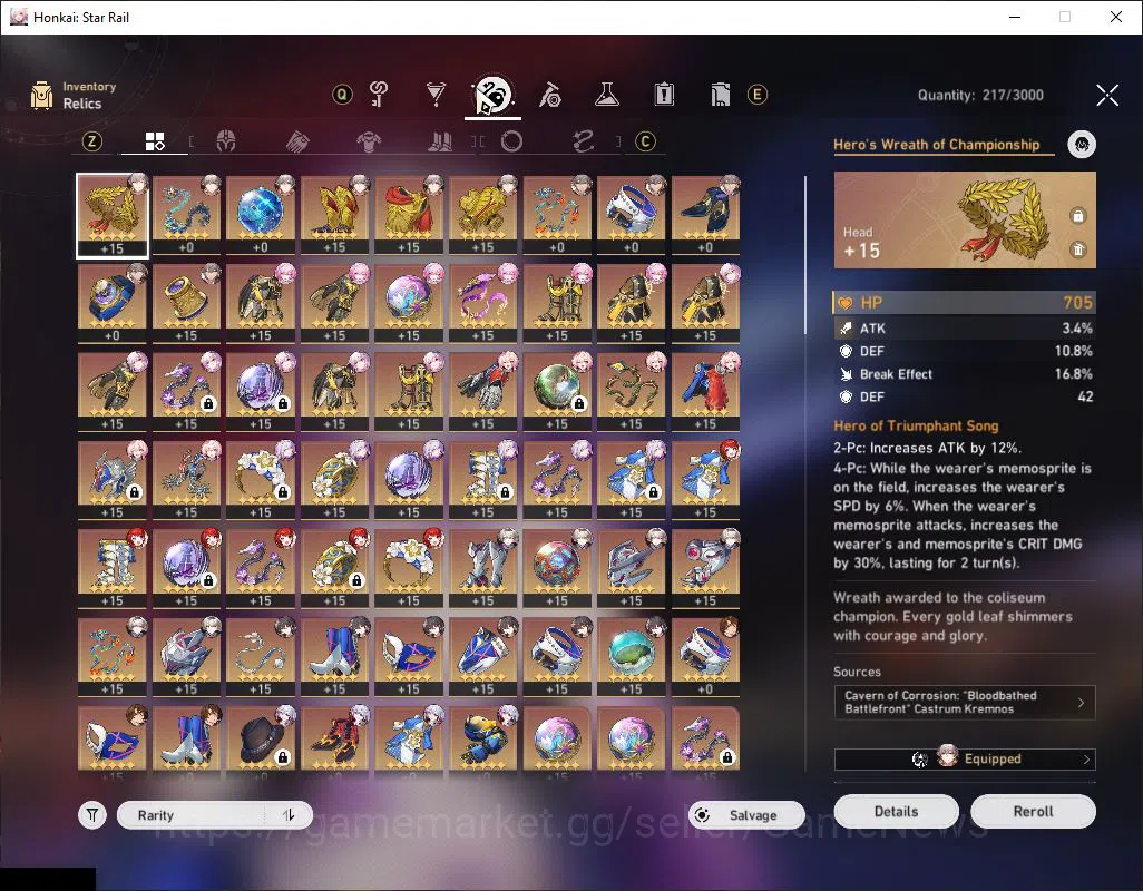 Honkai Star Rail Accounts Asia|TL 66|Casto Prem Team+2 Sign|11 Limited|Firef image 8