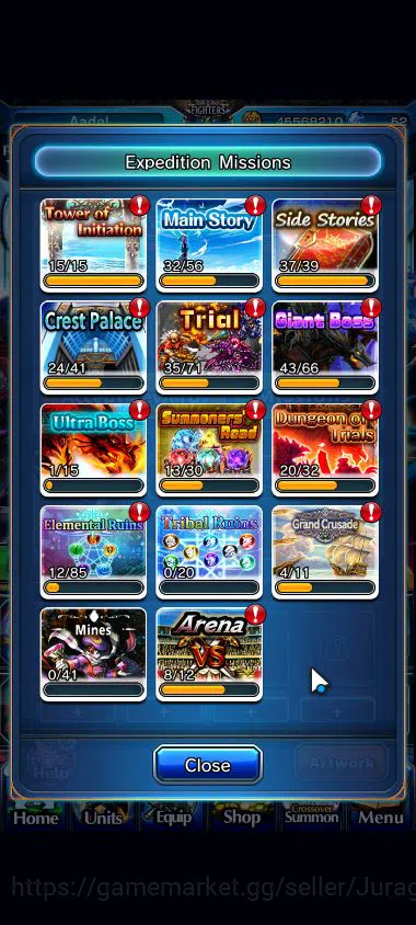 Grand Summoners Accounts Global|Rank 113|17 Ascend |[,MomonTW,AlphaTw,DLS R image 11