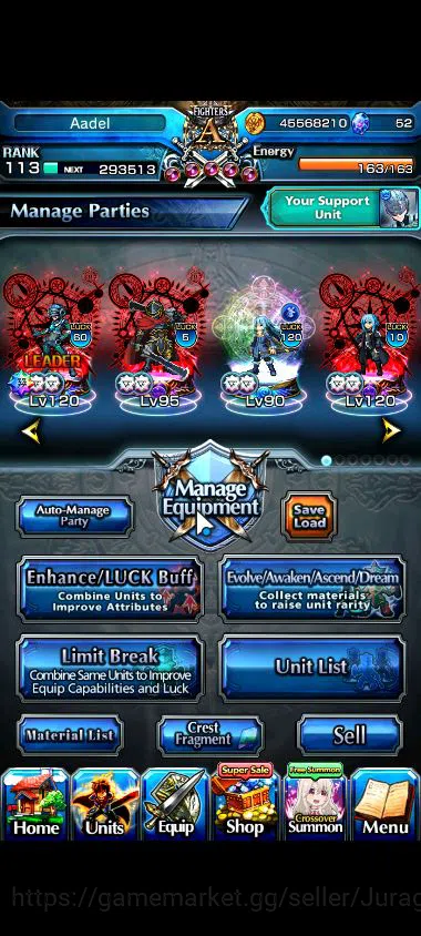 Grand Summoners Accounts Global|Rank 113|17 Ascend |[,MomonTW,AlphaTw,DLS R image 2