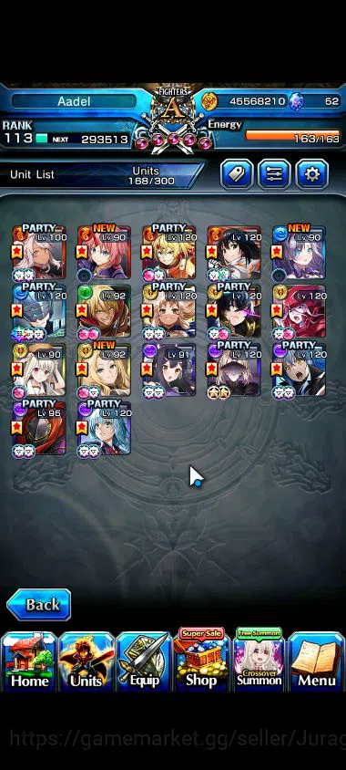 Grand Summoners Accounts Global|Rank 113|17 Ascend |[,MomonTW,AlphaTw,DLS R image 3