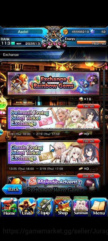 Grand Summoners Accounts Global|Rank 113|17 Ascend |[,MomonTW,AlphaTw,DLS R image 8