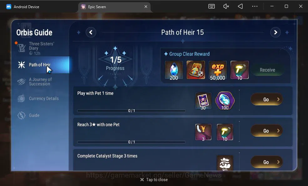 Epic Seven Accounts GBL Unverif|New Era|5 ML (Belian,E Ilynav,US Choux image 8