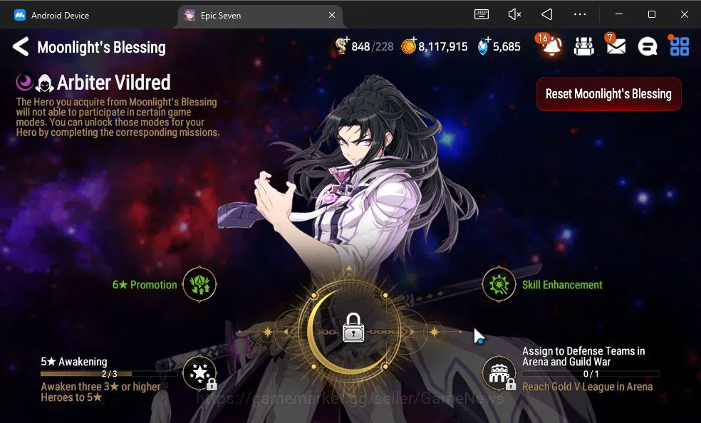 Epic Seven Accounts GBL Unverif|New Era|5 ML (Belian,E Ilynav,US Choux image 9