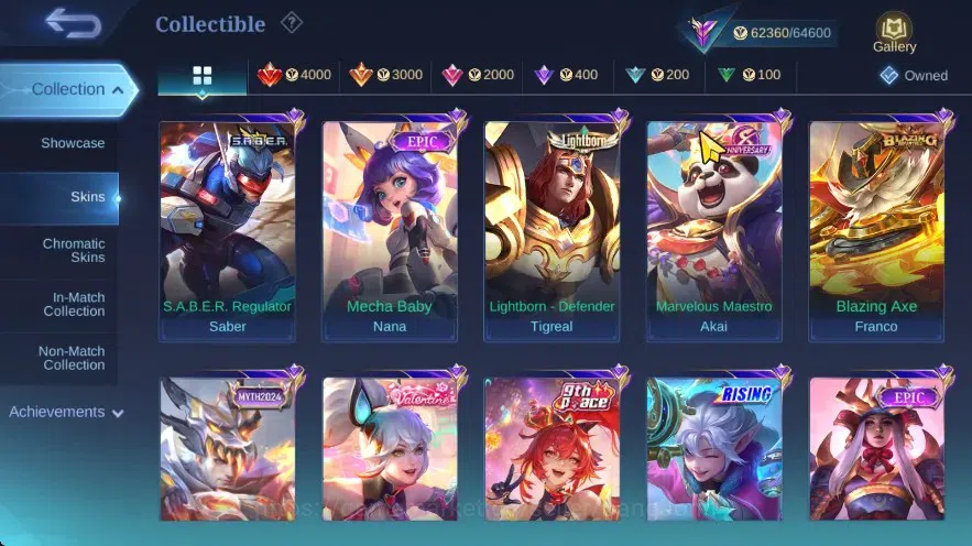 Mobile Legends: Bang Bang Accounts GLOBAL| Hero 132 Skin 293, ANN Haya, PRIME GR, VAL image 8