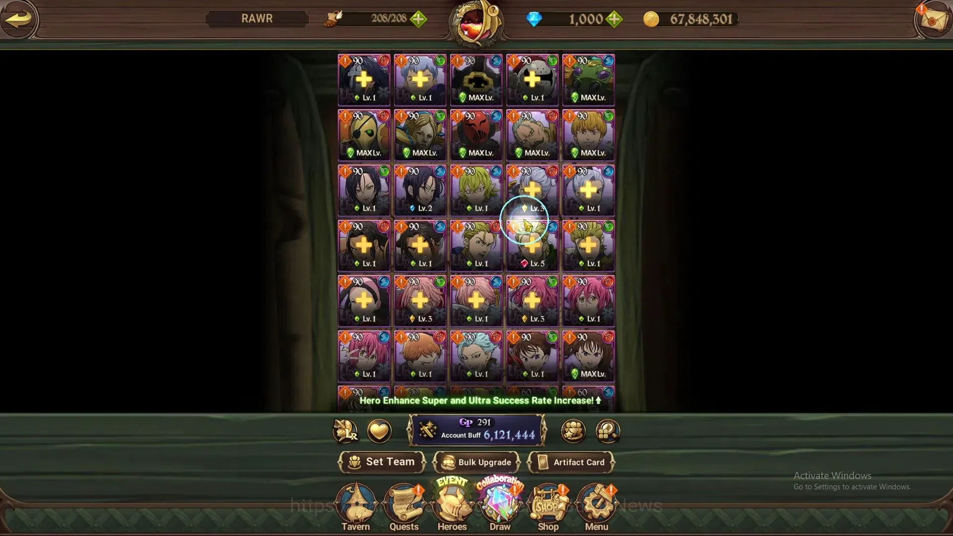 The Seven Deadly Sins: Grand Cross Accounts Global|6,1M CC|1K DM+139 LS|8 LR+8 UR+Many Colab|N image 11