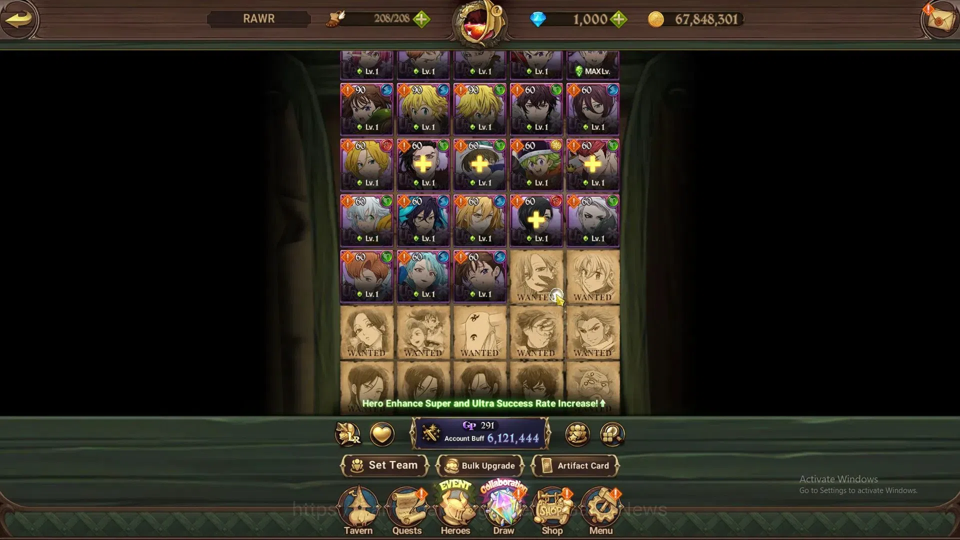 The Seven Deadly Sins: Grand Cross Accounts Global|6,1M CC|1K DM+139 LS|8 LR+8 UR+Many Colab|N image 12