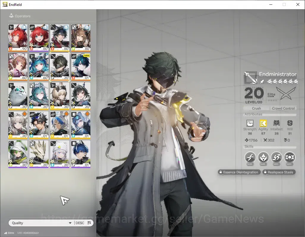 Arknights: Endfield Accounts ASIA|Lv 52|4k Ars|50k Oro|5 SSR(3 Limited)+6 (*6 W image 1