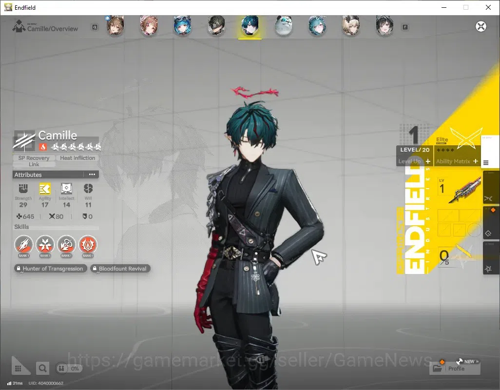 Arknights: Endfield Accounts ASIA|Lv 52|4k Ars|50k Oro|5 SSR(3 Limited)+6 (*6 W image 2