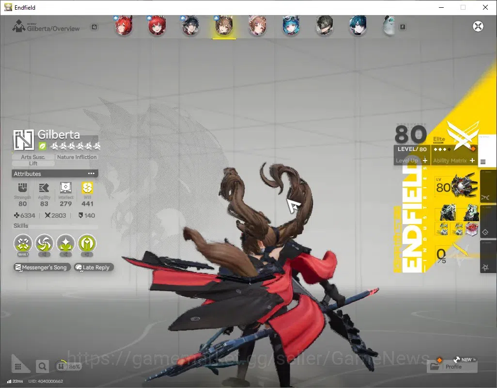 Arknights: Endfield Accounts ASIA|Lv 52|4k Ars|50k Oro|5 SSR(3 Limited)+6 (*6 W image 5
