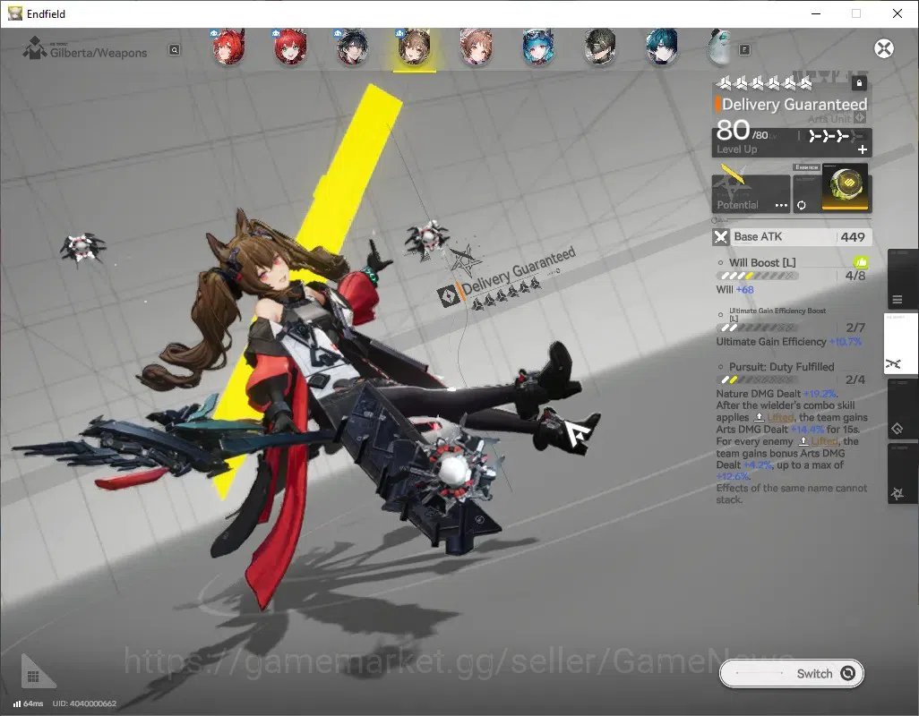 Arknights: Endfield Accounts ASIA|Lv 52|4k Ars|50k Oro|5 SSR(3 Limited)+6 (*6 W image 6