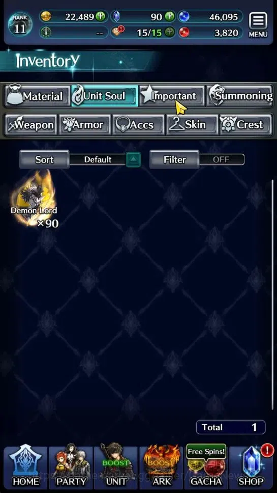 Last Cloudia Accounts GLOBAL|Rank 11|Top Tier Unit [Demon Lord Judecca-S image 10