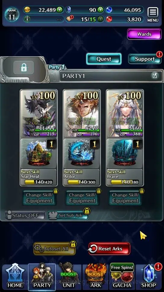 Last Cloudia Accounts GLOBAL|Rank 11|Top Tier Unit [Demon Lord Judecca-S image 5