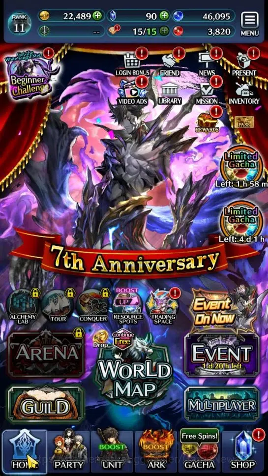 Last Cloudia Accounts GLOBAL|Rank 11|Top Tier Unit [Demon Lord Judecca-S image 6