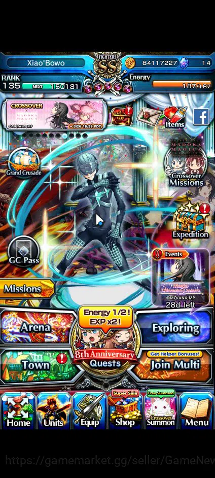 Grand Summoners Accounts Mid-Game Global|Rank 135|1 Sp.Art|25 Ascend|InumutaTW,Summer MiyuTW,ToumaTW,SayakaTW,DL 3
