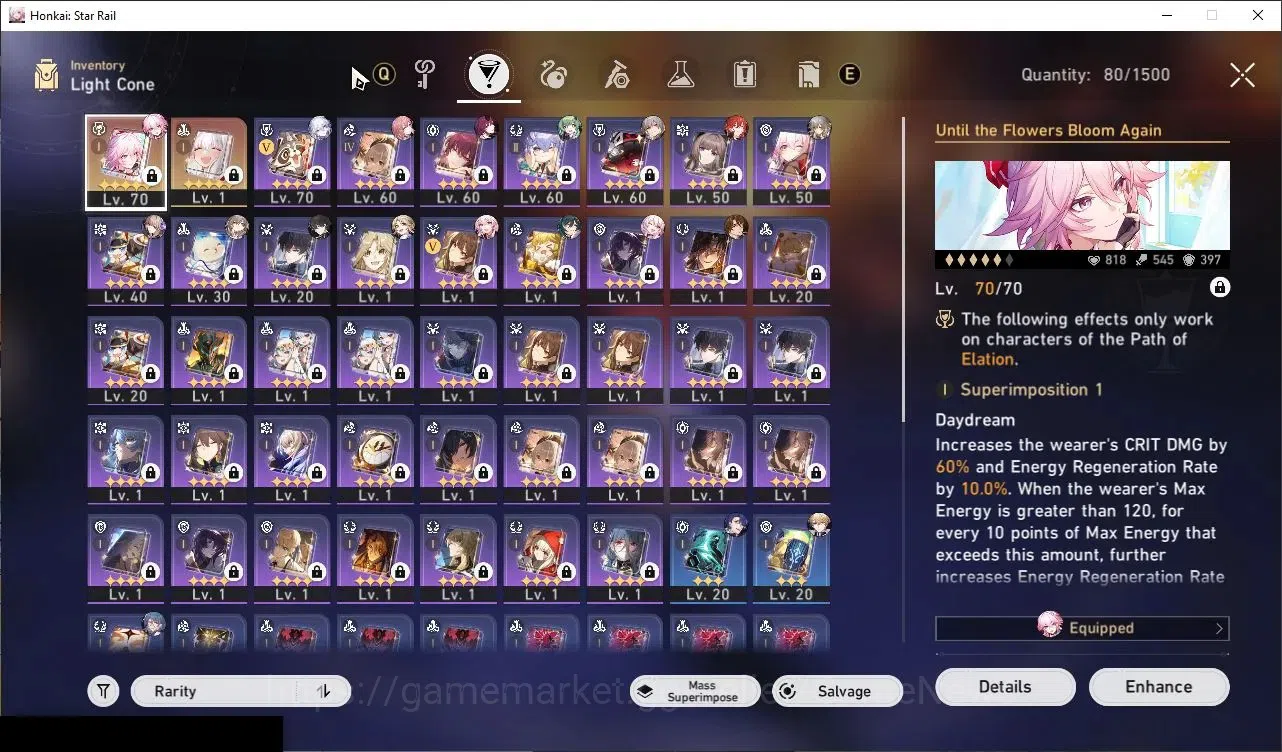 Honkai Star Rail Accounts Others Asia|TL 60|4 Limited|(Evanescia)+Sign Yao Guang,Huohuo,Kafka +3(Standard)|Female 5