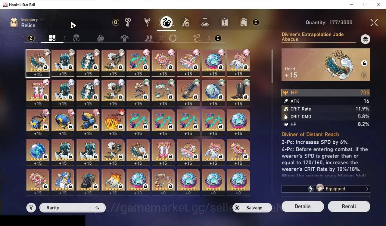 Honkai Star Rail Accounts Others Asia|TL 60|4 Limited|(Evanescia)+Sign Yao Guang,Huohuo,Kafka +3(Standard)|Female 7