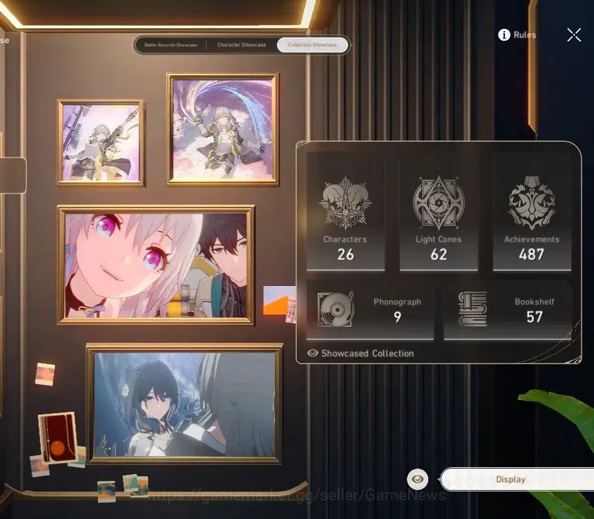 Honkai Star Rail Accounts Asia|TL 60|235 Special Pass|6 Limited|SW LV.999+Si image 3