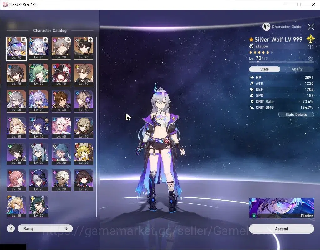 Honkai Star Rail Accounts Asia|TL 60|235 Special Pass|6 Limited|SW LV.999+Si image 5