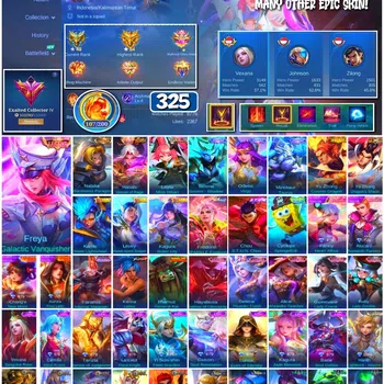 Mobile Legends: Bang Bang Collector #3636 325 Skins | Legend Freya | Collector Natalia image 1