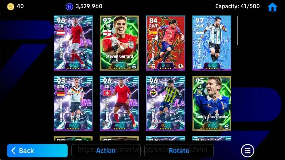 eFootball Accounts Mobile|PW 3201|Lamine Yamal BigT,Steven Gerrard Bi image 3