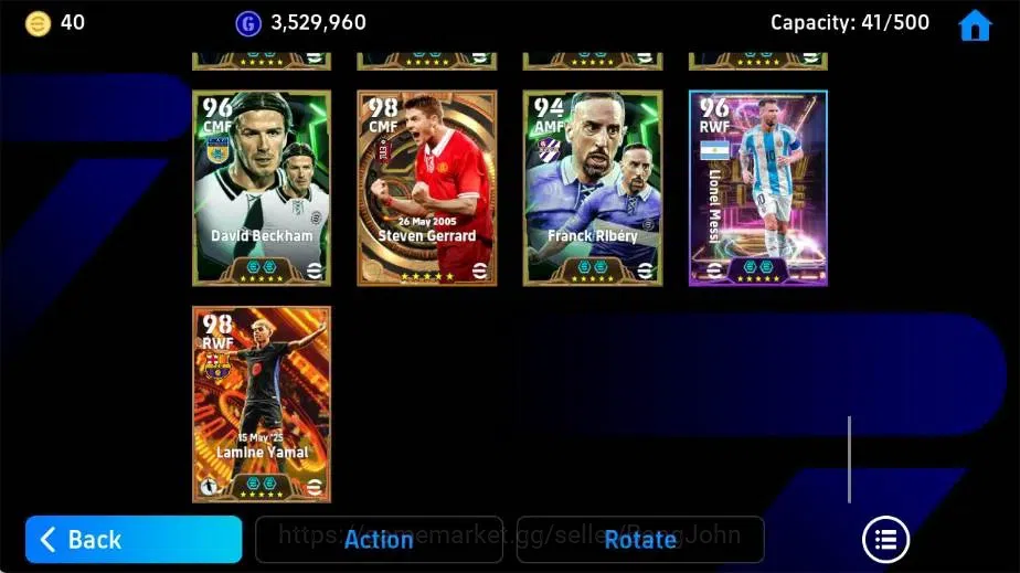 eFootball Accounts Mobile|PW 3201|Lamine Yamal BigT,Steven Gerrard Bi image 8