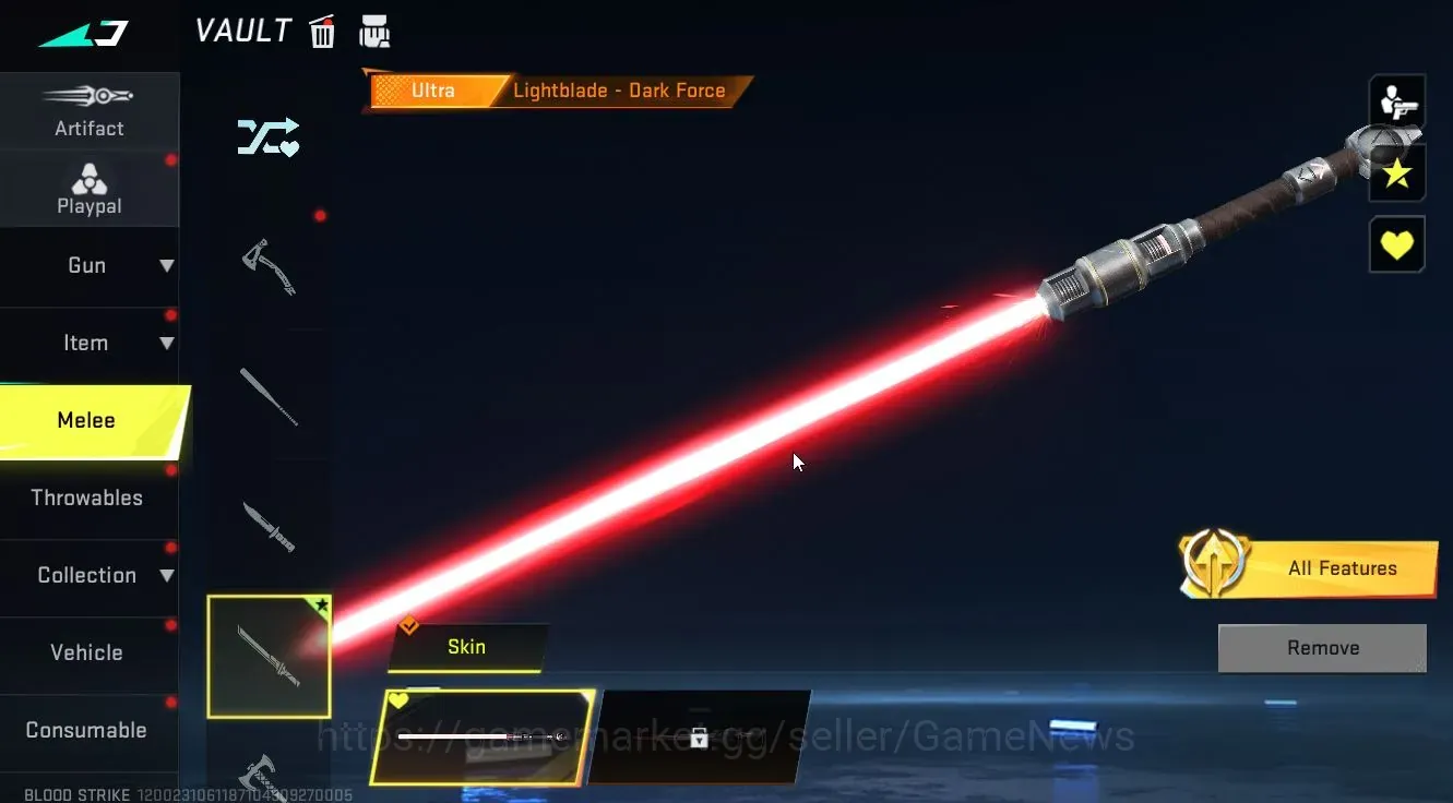 Blood Strike Accounts Collab Skin Asia|Melee LightBlade+Collab OPM Ethan MumenRider,Enzo Kraken,TokRev MCX Worst 1