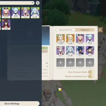 Genshin Impact Accounts Starter ASIA| AR 25| 1 Limited (Vesna) | Low Main Quest & Map Explore | Reuni ON | All Unset