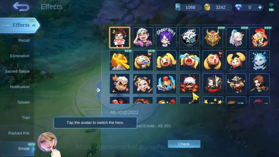 Mobile Legends: Bang Bang Accounts Collector Hero 128|Skin 229|Roger Transfor,LB[Harith,Tigreal],2 Saber,2 Blazing,3 Venom,5 17