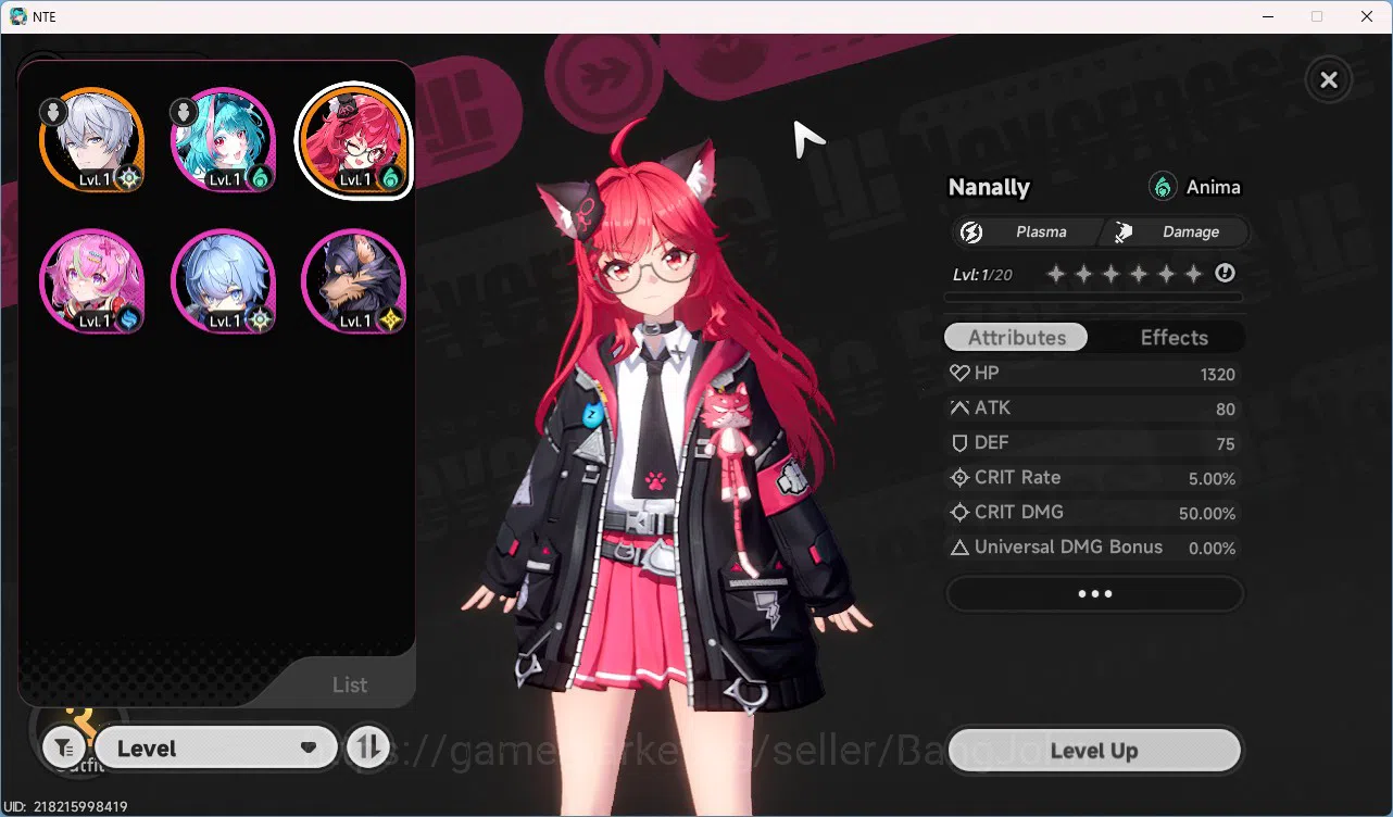 Neverness to Everness Accounts SEA | Starter Lvl 3 | 1 S Nanally + Glider + 5 A C image 2