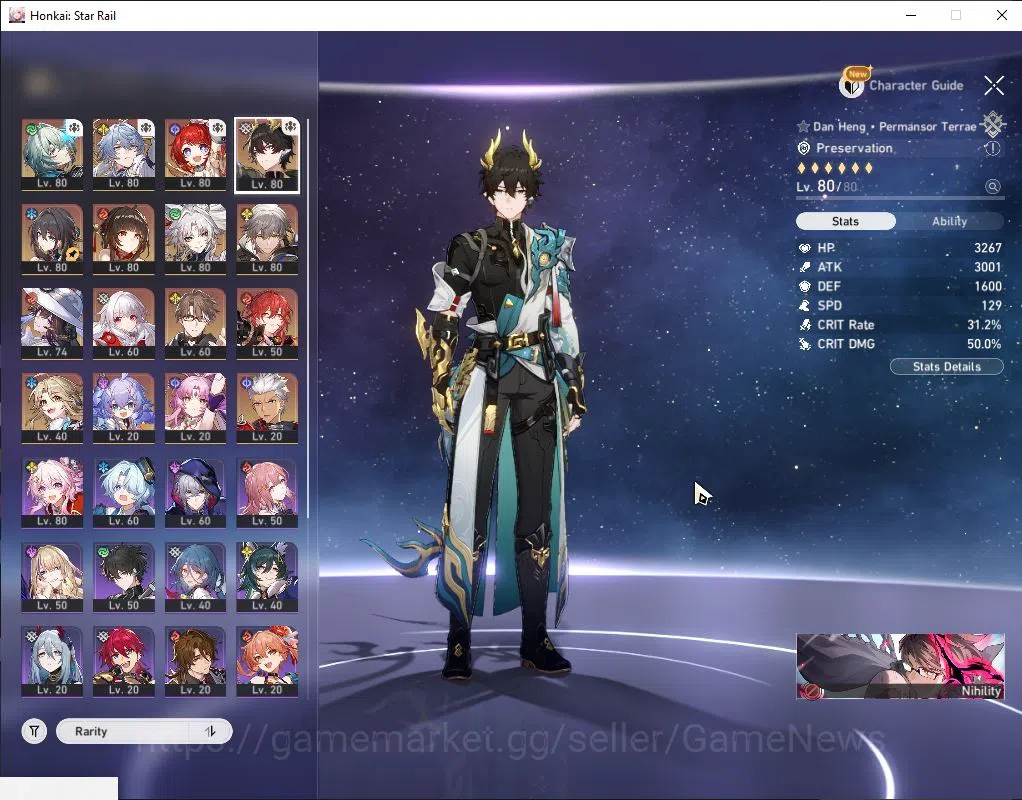 Honkai Star Rail Accounts Others ASIA|TL 66| 9 Limited|Anaxa E1,3B+Sign,The Dahlia,Sunday,Dante,Lingsha,Feixiao,Etc|MC 3
