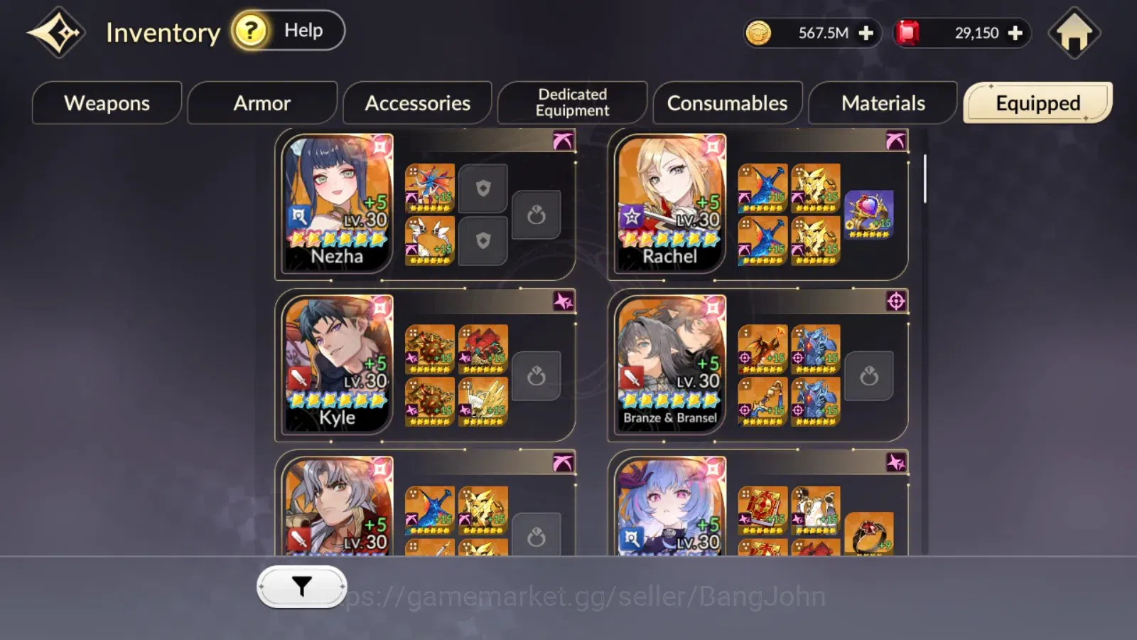 Seven Knights Re:Birth Accounts Global|FullEX7(TC2Fai,TC1Rosie,Gelidus,Melia,Juri) image 13