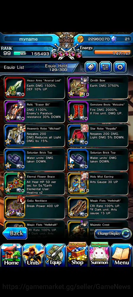 Grand Summoners Accounts Mid-Game Global|Rank 99|21 Ascend|RoyTW,ChloeTW,Wh FenTW,Pinnacle Isliid,Pencilgon,S 10