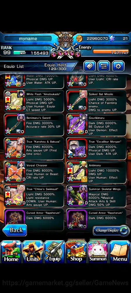 Grand Summoners Accounts Mid-Game Global|Rank 99|21 Ascend|RoyTW,ChloeTW,Wh FenTW,Pinnacle Isliid,Pencilgon,S 12