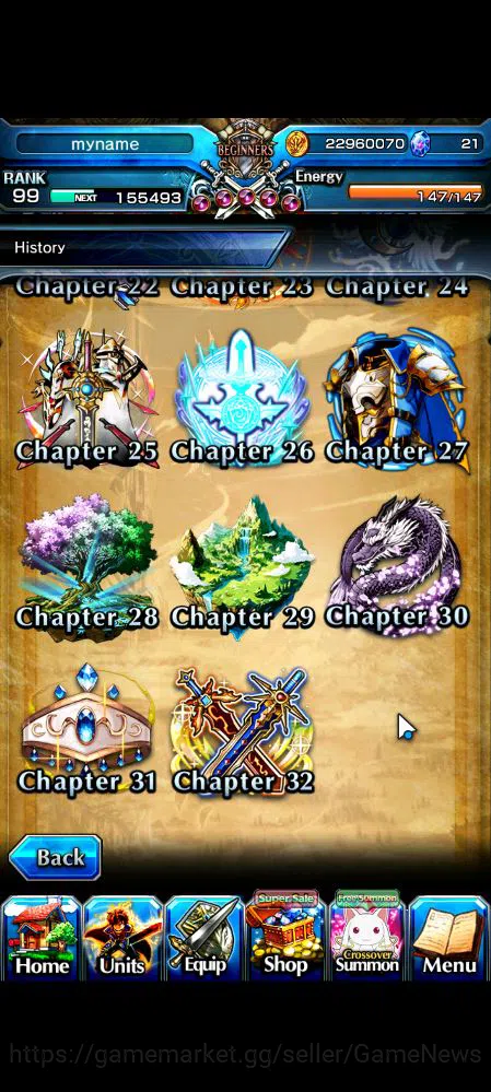 Grand Summoners Accounts Mid-Game Global|Rank 99|21 Ascend|RoyTW,ChloeTW,Wh FenTW,Pinnacle Isliid,Pencilgon,S 17