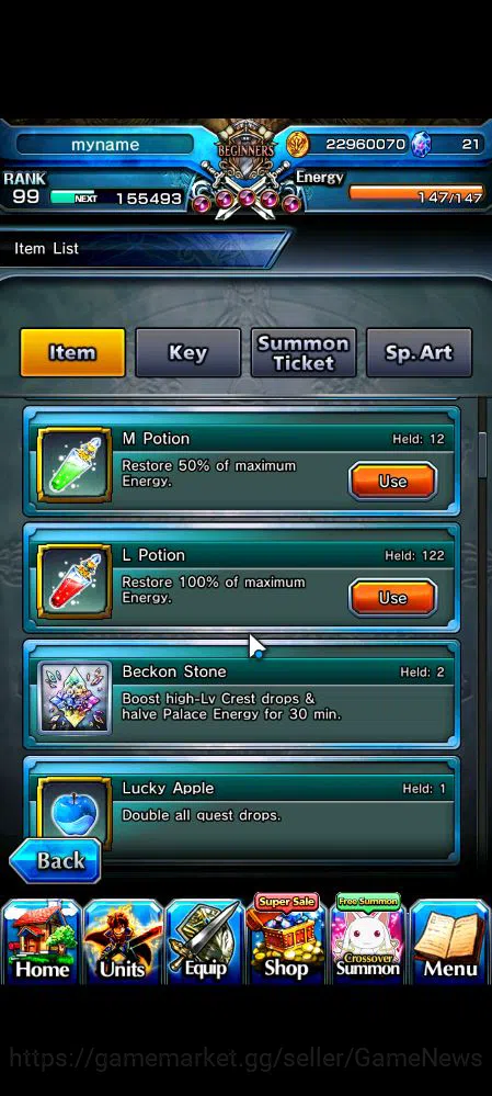 Grand Summoners Accounts Mid-Game Global|Rank 99|21 Ascend|RoyTW,ChloeTW,Wh FenTW,Pinnacle Isliid,Pencilgon,S 2